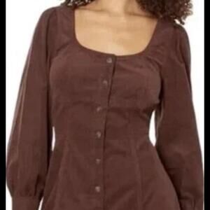 🤎 **Madewell Corduroy Long Sleeve Mini –‎ NWT – Size 14 (XL)**